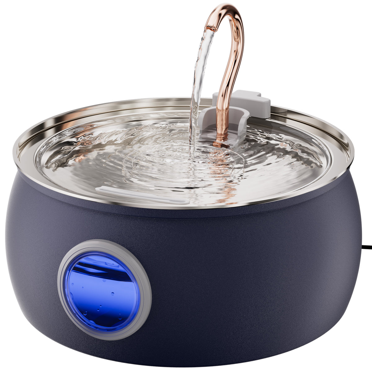 4L painted blue pet water dispenser, stainless steel liner, electroplated copper faucet-Tomxcute - WF-T2CWX