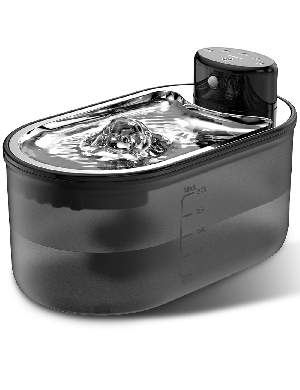 3L/101oz Intelligent Wireless Pet Water Dispenser Fountain Water Outlet