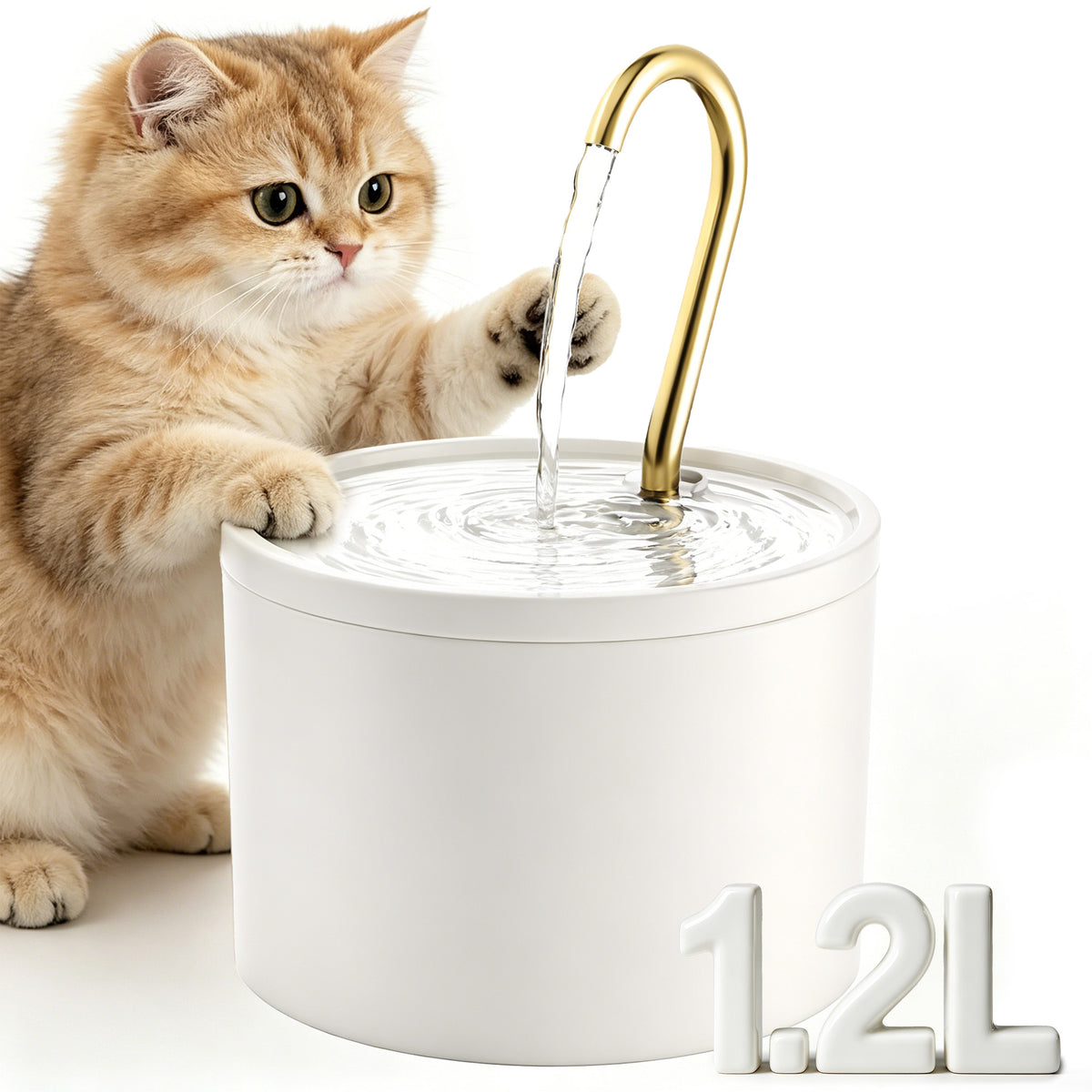 1.2L Ceramic Pet Water Dispenser WF-C02